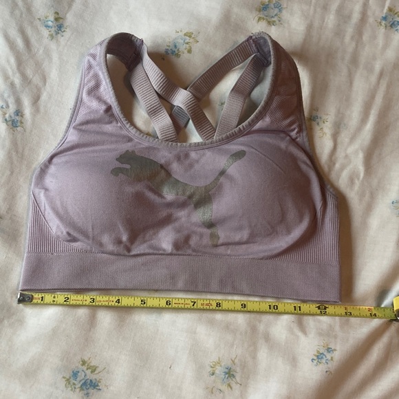 Puma Women's Lavender Sports Bra - Picture 2 of 12